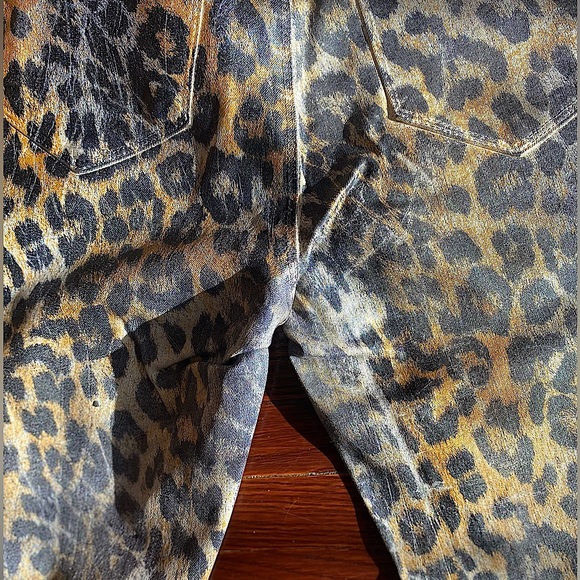 L’AGENCE Leopard Print Coated Margot High
Rise Skinny Jeans SZ 26 - Picture 6 of 8